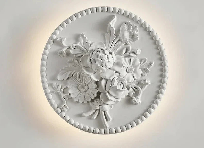 ImperialGlow – Französische Runde Vintage Wandleuchte für klassische Eleganz
