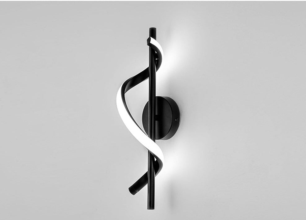 SpiralLume – Lampada da Parete LED Minimalista con un Tocco Moderno
