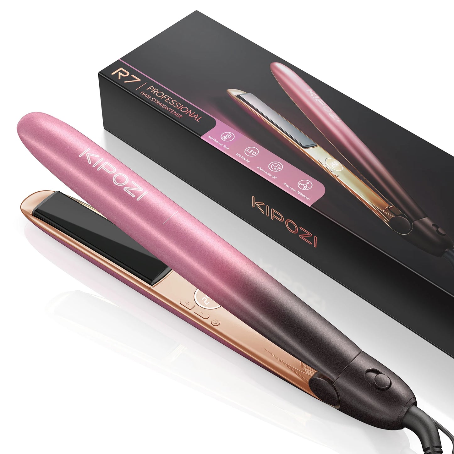 StyleLux – Haarglätter und Lockenstab in Roségold