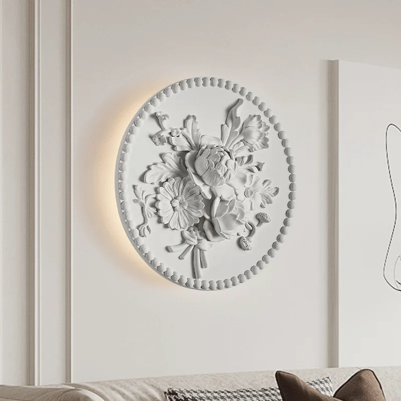 ImperialGlow – Französische Runde Vintage Wandleuchte für klassische Eleganz