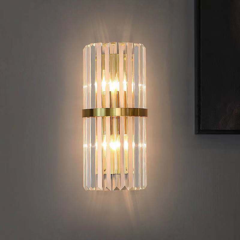 GoldenGleam – Elegante Applique da Parete in Oro con Luce Calda