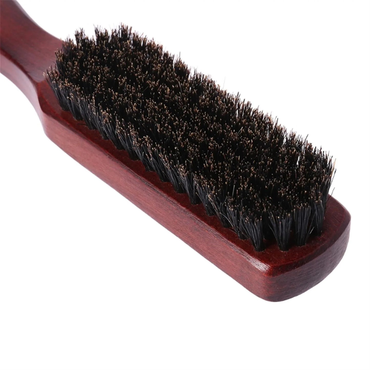 SalonSculpt – Schlanke Haarbürste aus Holz für den Heimwerker-Friseursalon