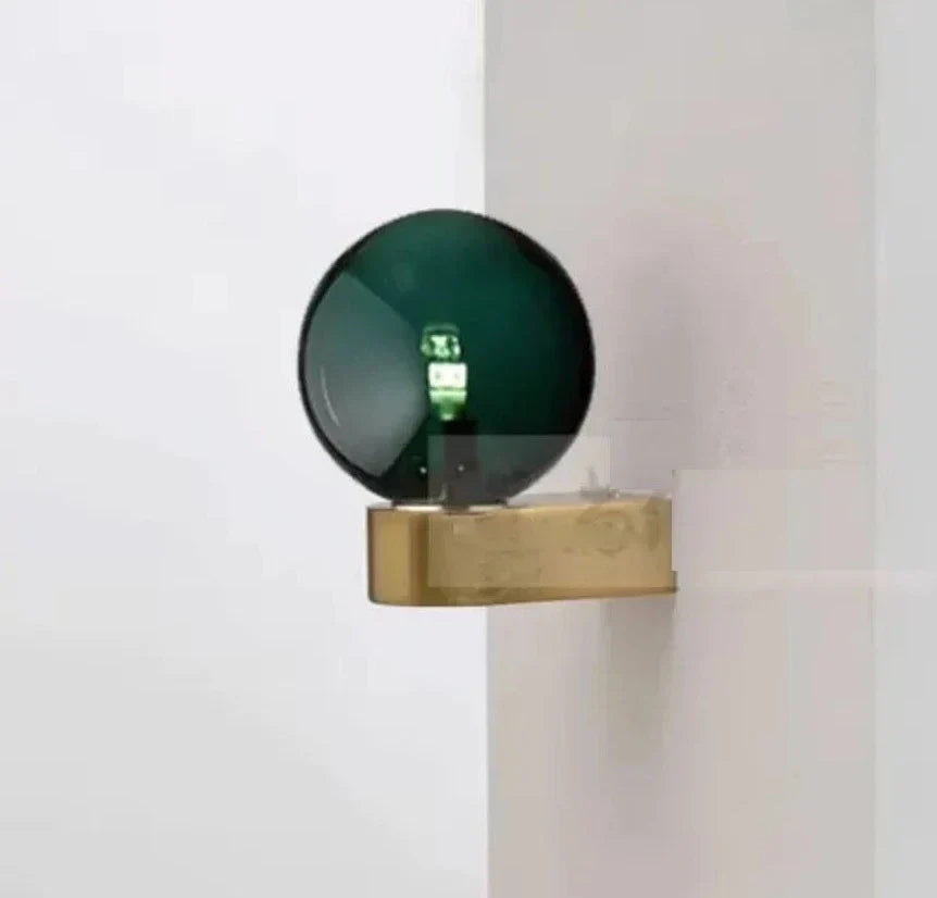 GlassHalo - Sleek Wall Bulb Lamp
