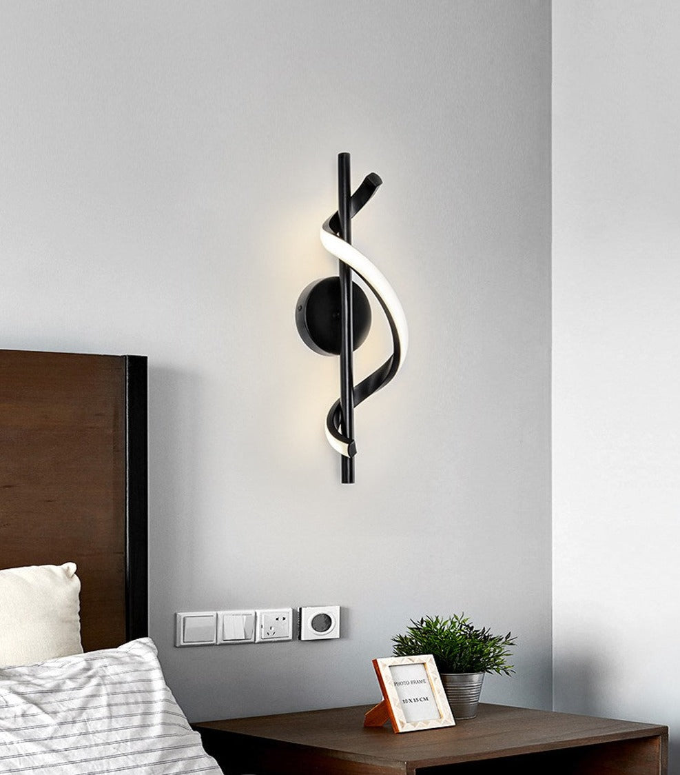 SpiralLume – Lampada da Parete LED Minimalista con un Tocco Moderno