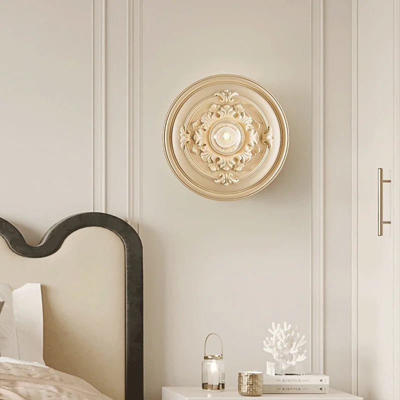 EpoqueBeam – Elegante Lampada da Parete Rotonda Francese per Atmosfera Retro