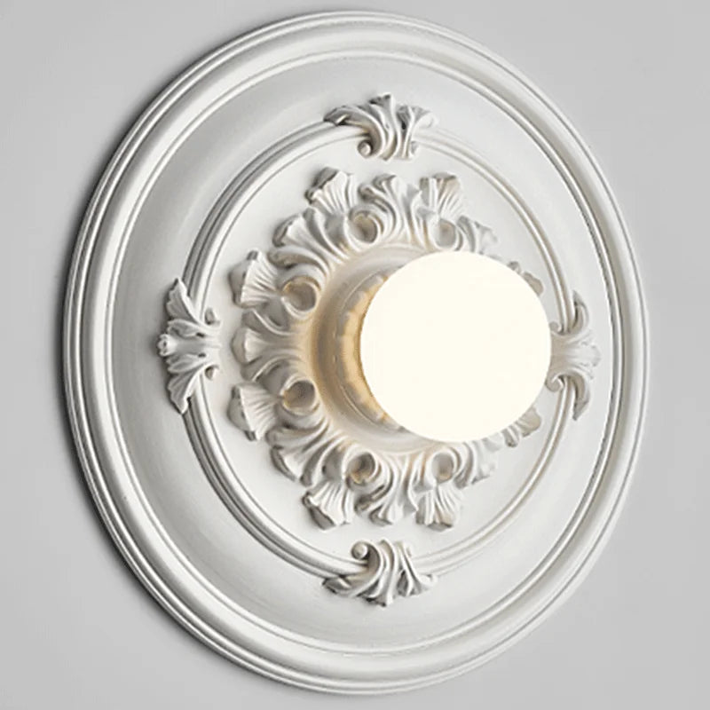 EpoqueBeam – Elegante Lampada da Parete Rotonda Francese per Atmosfera Retro