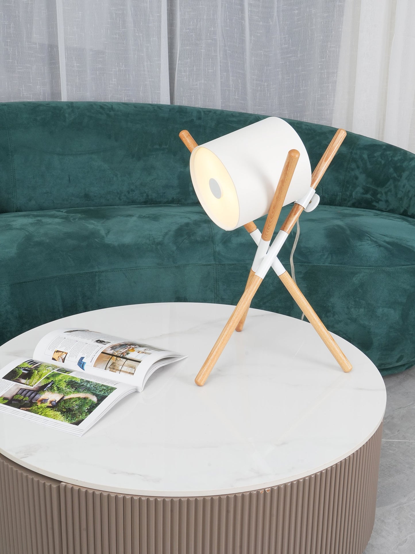 FlexiGlow - Modern Table Lamp with Swivel Feature and Minimal Design