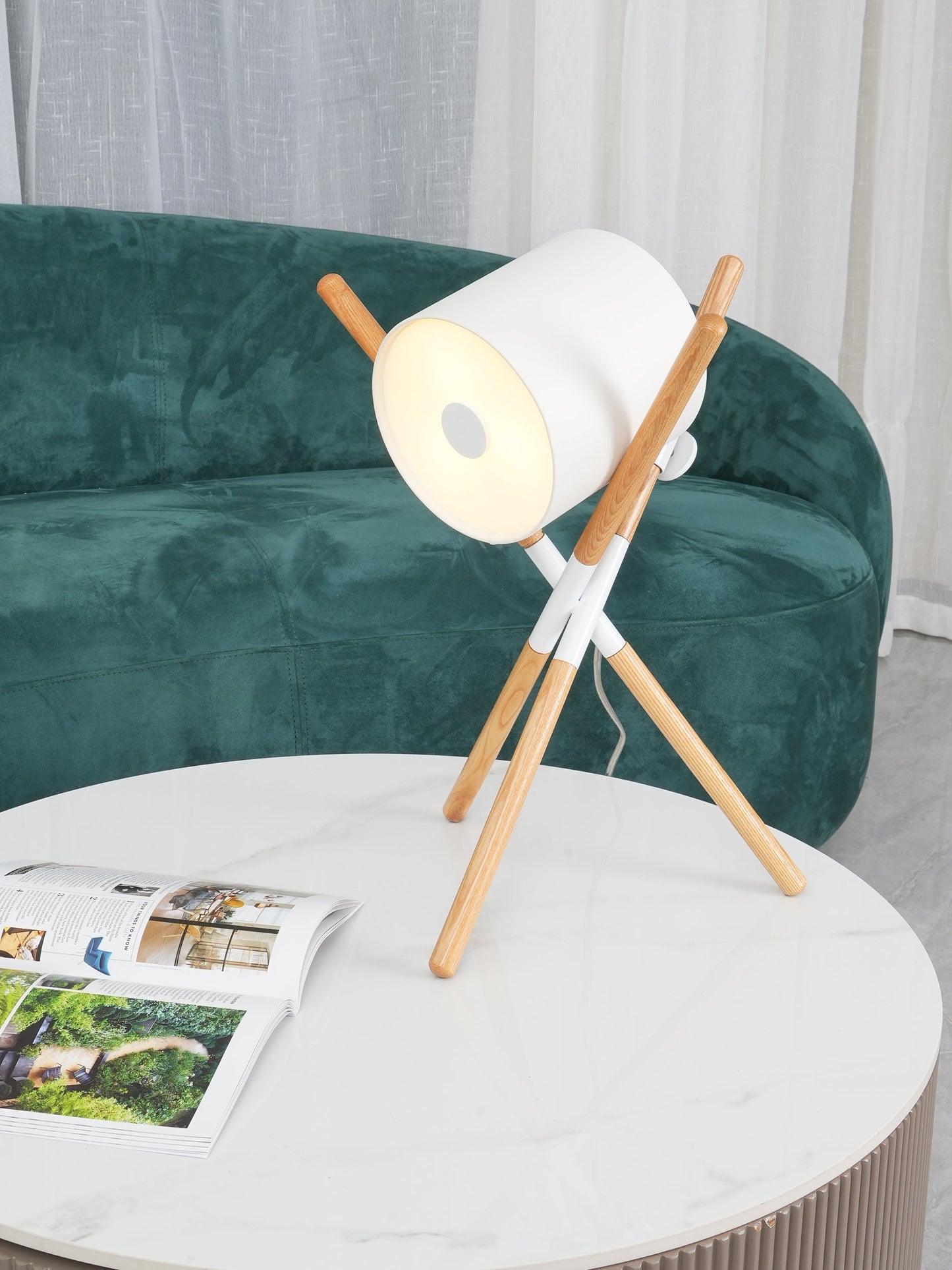 FlexiGlow - Modern Table Lamp with Swivel Feature and Minimal Design