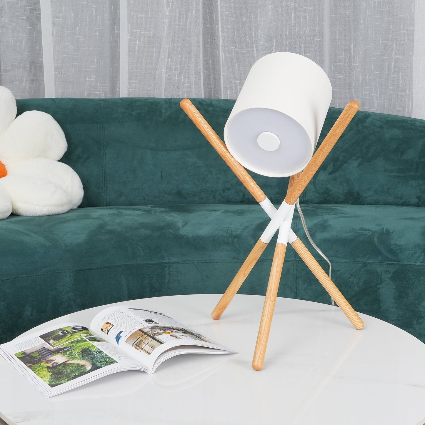 FlexiGlow - Modern Table Lamp with Swivel Feature and Minimal Design