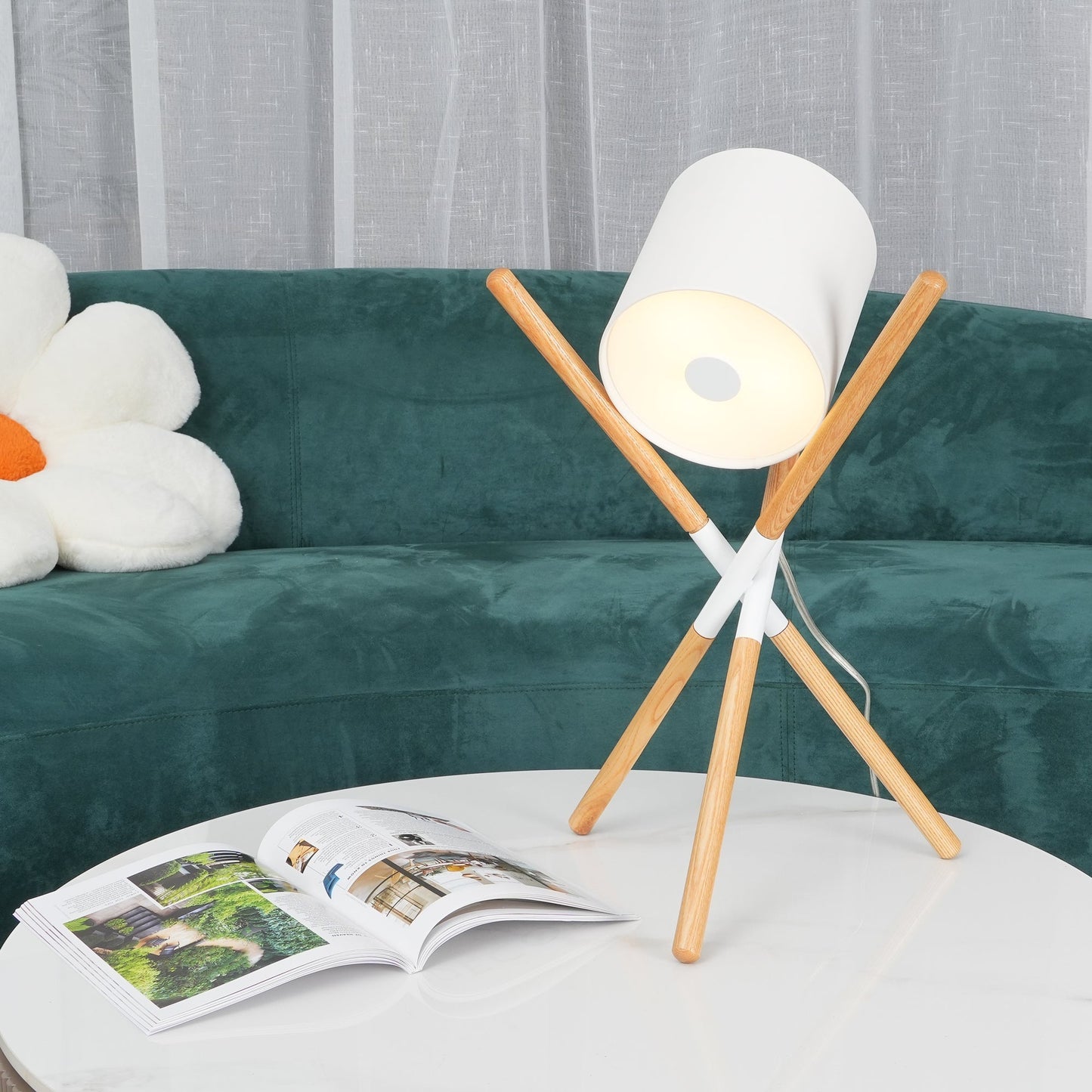 FlexiGlow - Modern Table Lamp with Swivel Feature and Minimal Design