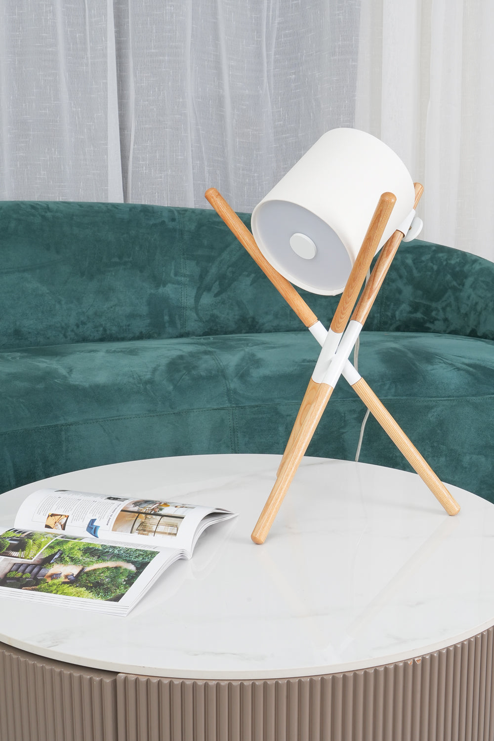 FlexiGlow - Modern Table Lamp with Swivel Feature and Minimal Design
