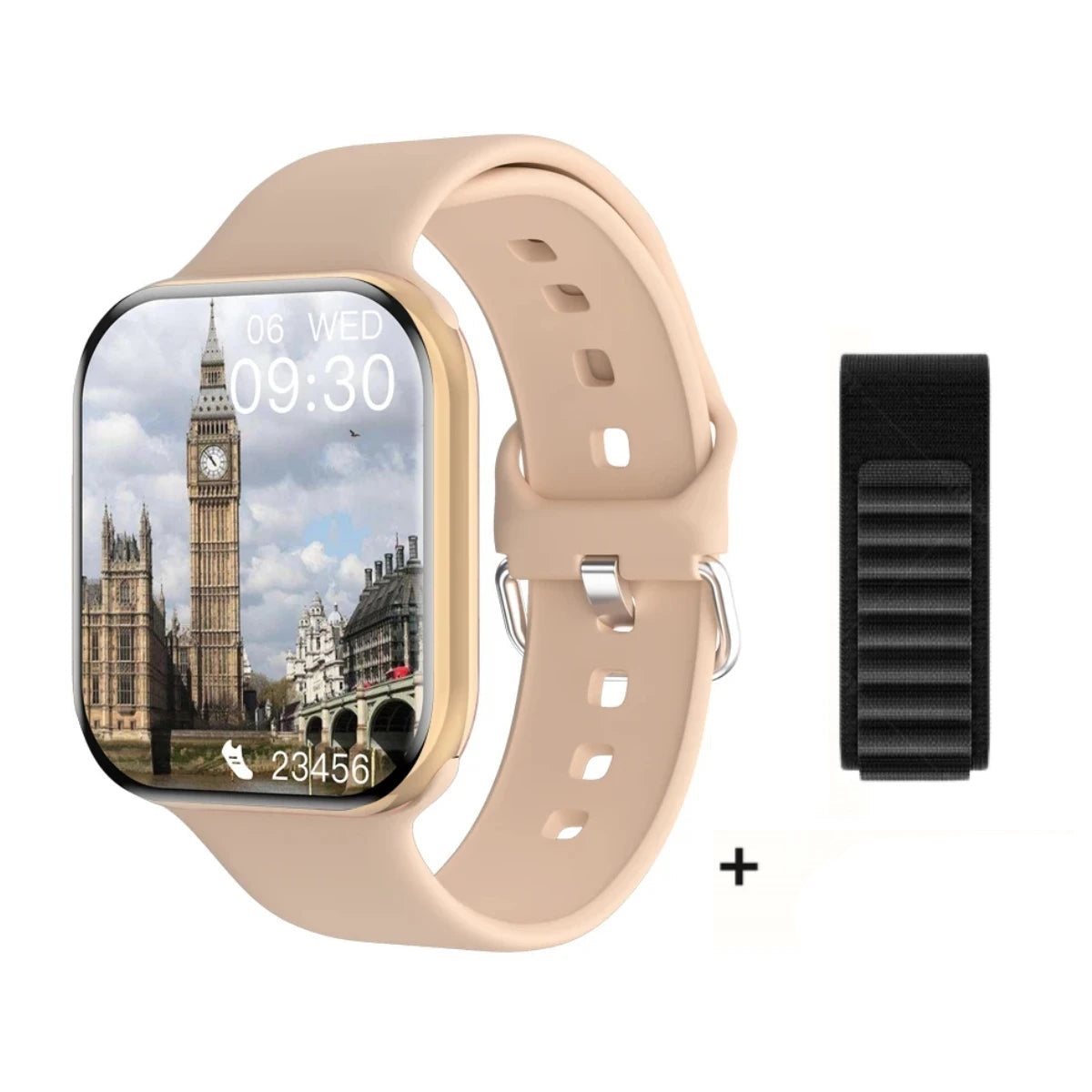 Smartwatch with 1.9 Inch HD AMOLED Display, IP68 Waterproof, Health Monitoring and Sports Modes 5