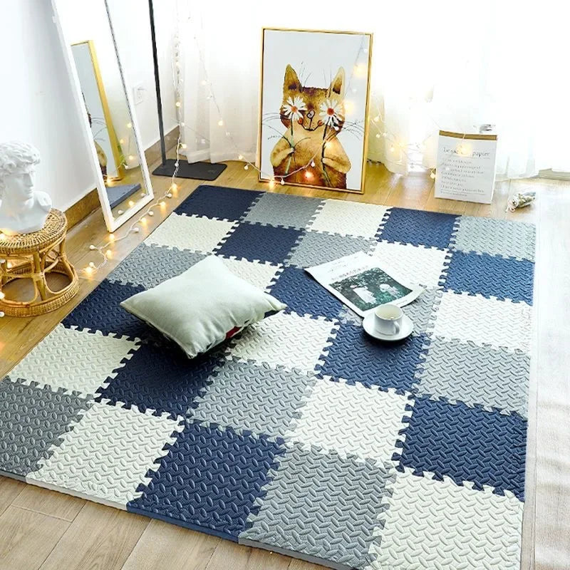 Soft Foam Baby Play Mat - Non-Toxic, Shock-Absorbing, Interlocking Design for Infants and Toddlers 1