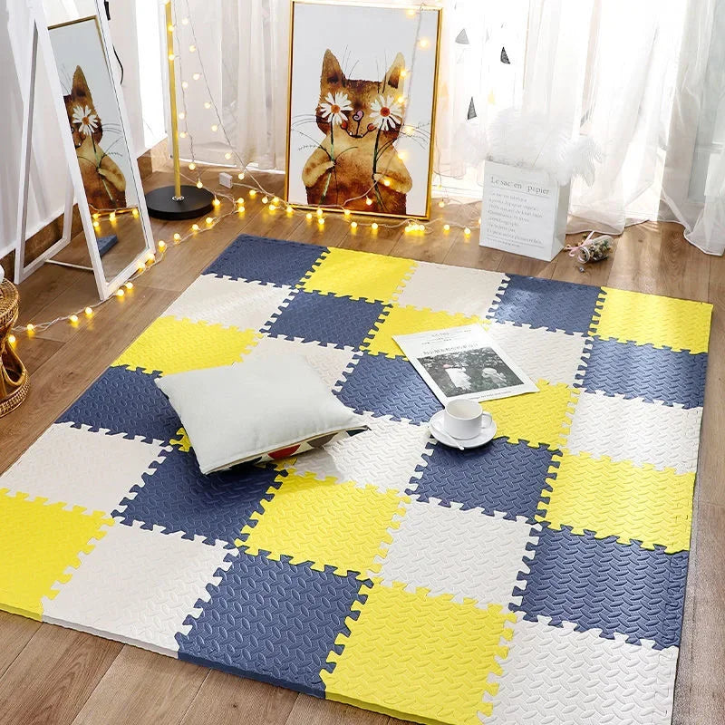 Soft Foam Baby Play Mat - Non-Toxic, Shock-Absorbing, Interlocking Design for Infants and Toddlers 6