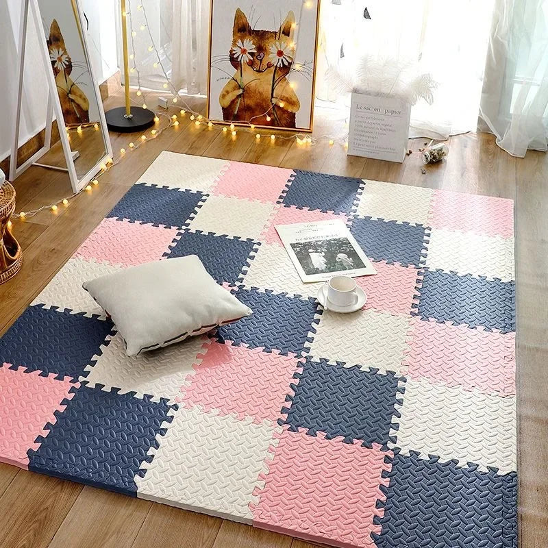 Soft Foam Baby Play Mat - Non-Toxic, Shock-Absorbing, Interlocking Design for Infants and Toddlers 7