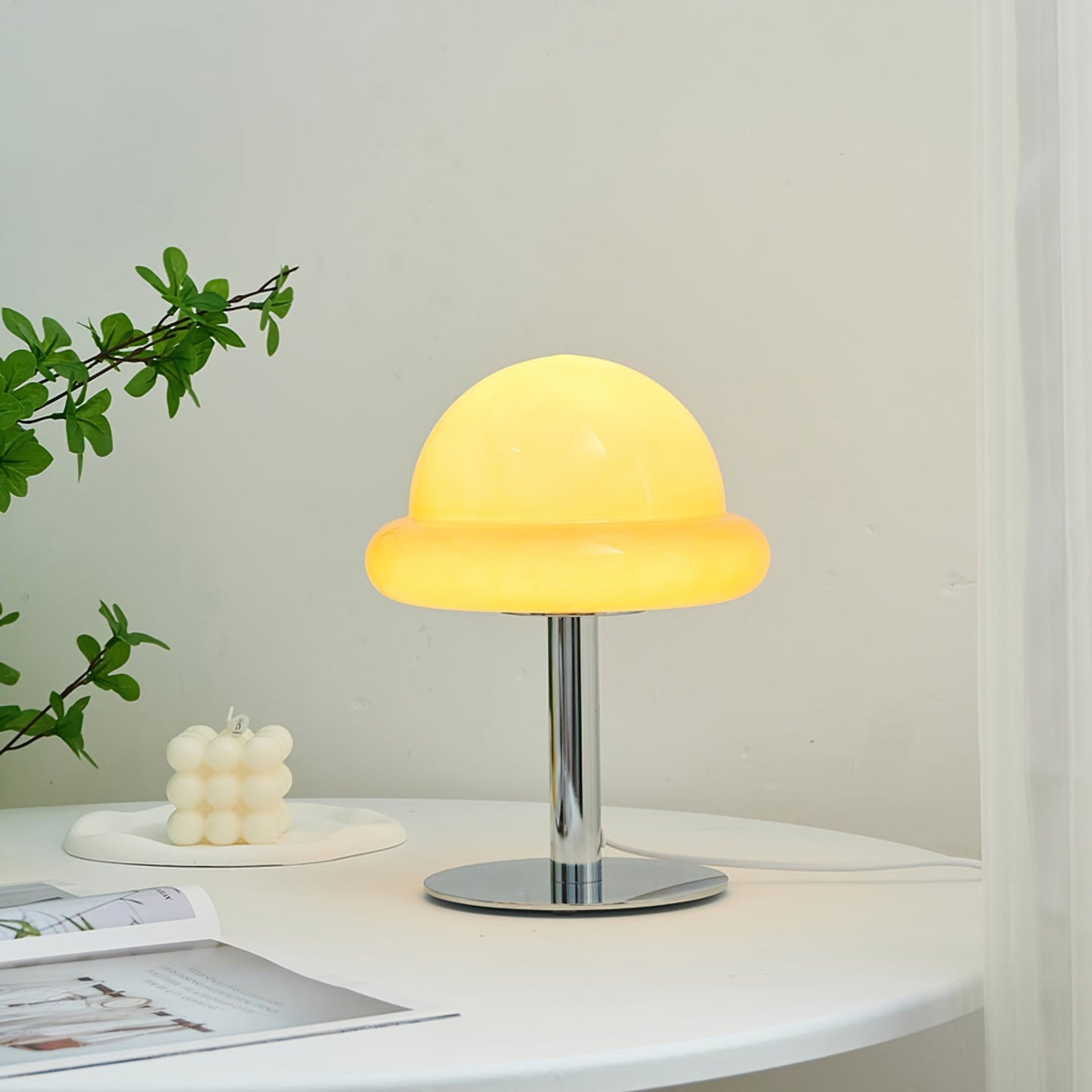 NebulaGlow - Table Lamp with Metallic Touch and Cosmic Theme