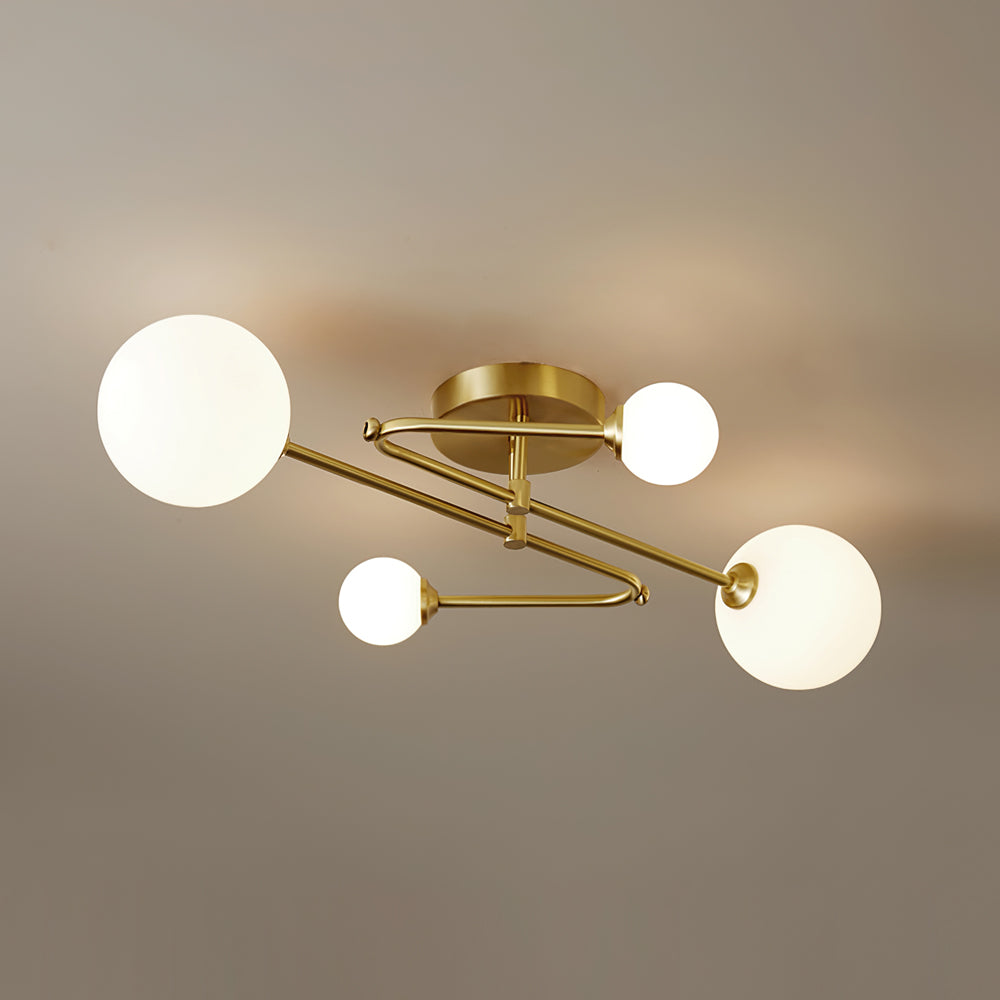 SputnikRadiance - Deckenlampe mit himmlischer Ästhetik und sanftem Glühen