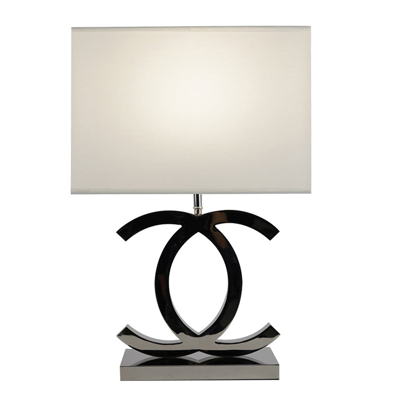 LuxeGlow – Modern Stainless Steel Table Lamp