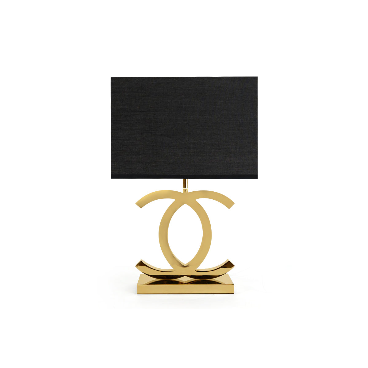 LuxeGlow – Modern Stainless Steel Table Lamp