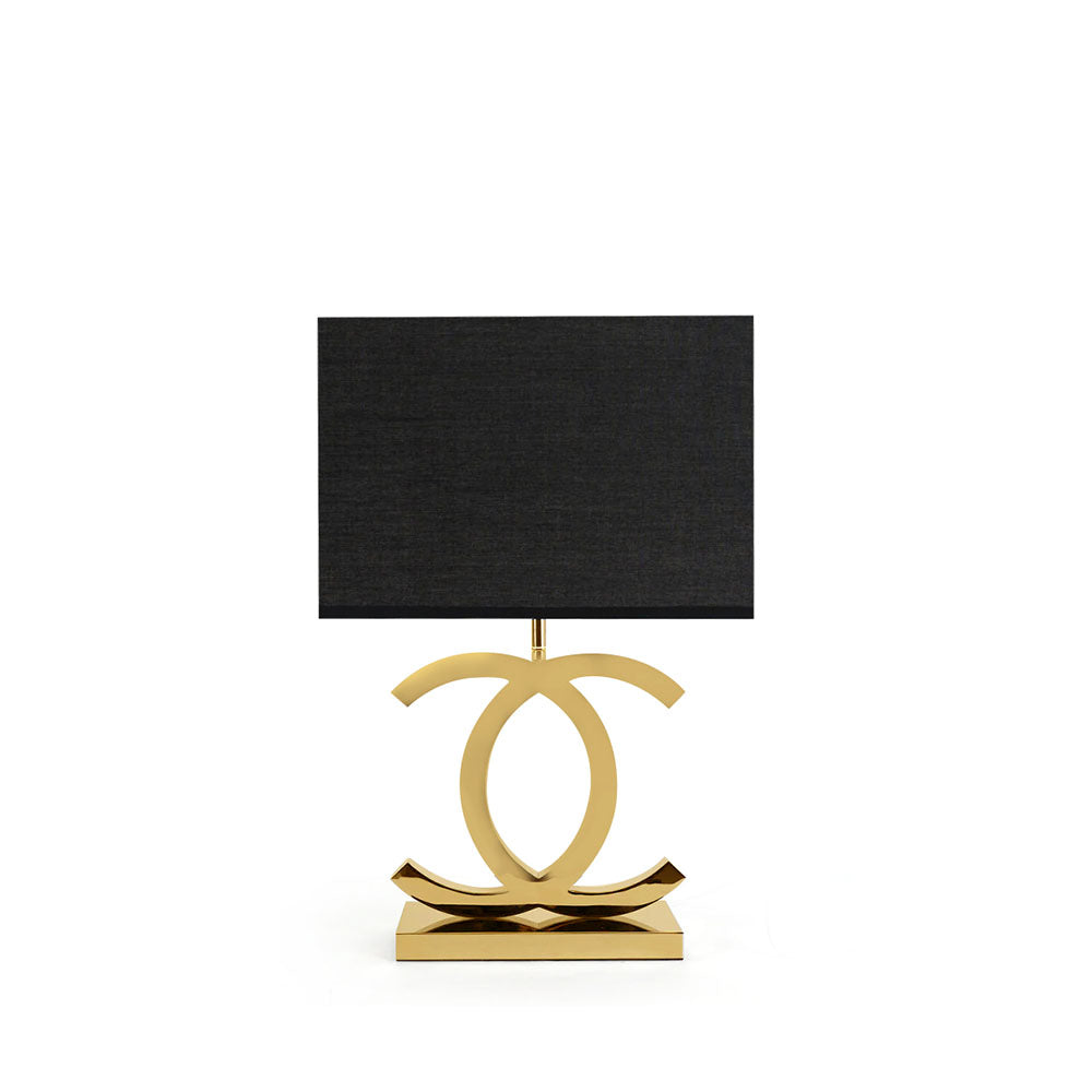 LuxeGlow – Modern Stainless Steel Table Lamp