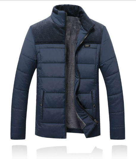 Stefan | Winter coat with high collar for men 3
