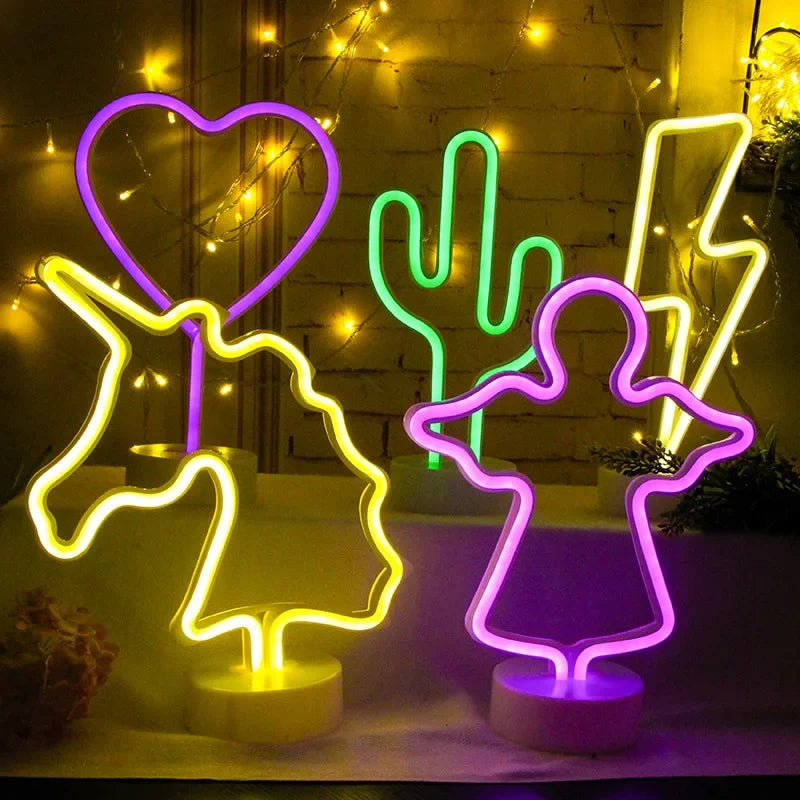 NeonGlow - Illuminated Neon Sign Lamp
