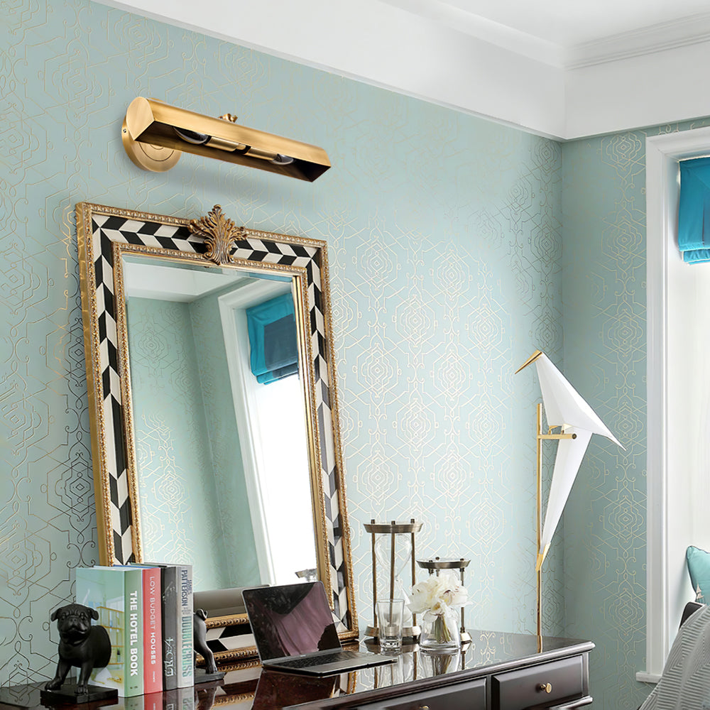 TimelessLume – Lámpara de Pared de Oro Lujo para Interiores Clásicos