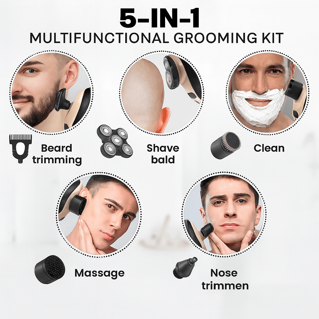 TRIMNOVA – 5-in-1 electric razor for a smooth and skin-friendly shave 1
