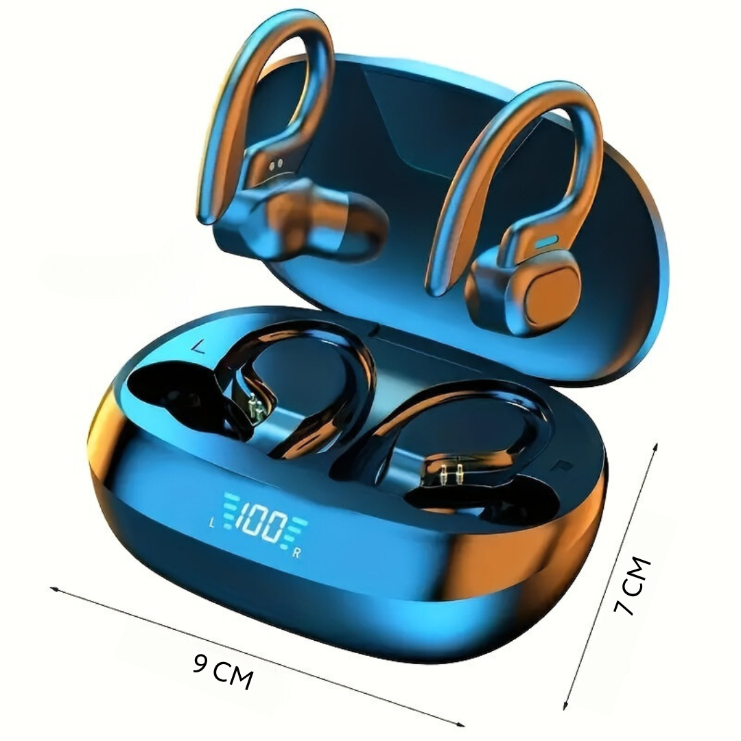 Waterproof Bluetooth Earbuds with Ergonomic Fit and Touch Control for Athletes - Wireless, IPX7 Rating, 6-Hour Battery Life-5