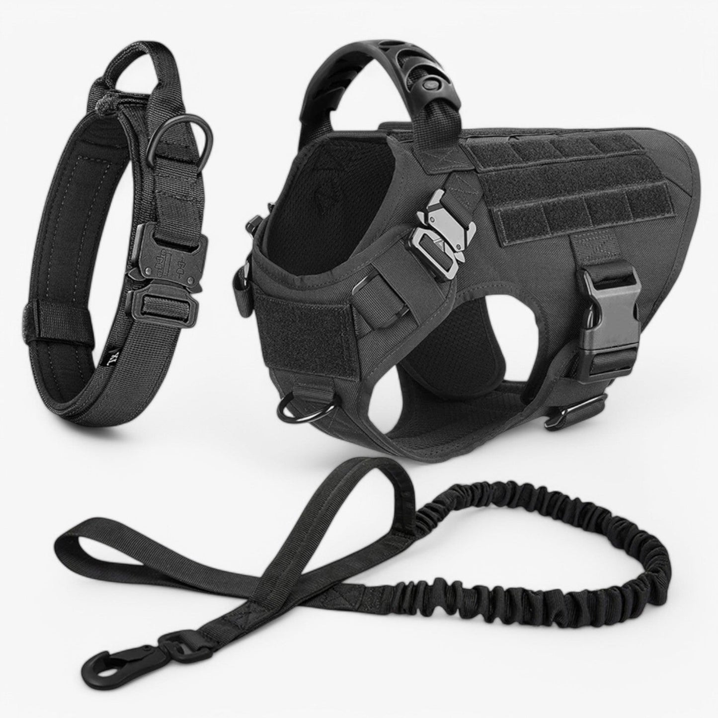 Tactical Dog Harness with Handle, Adjustable Fit and Reflective Details for Training and Safety 3