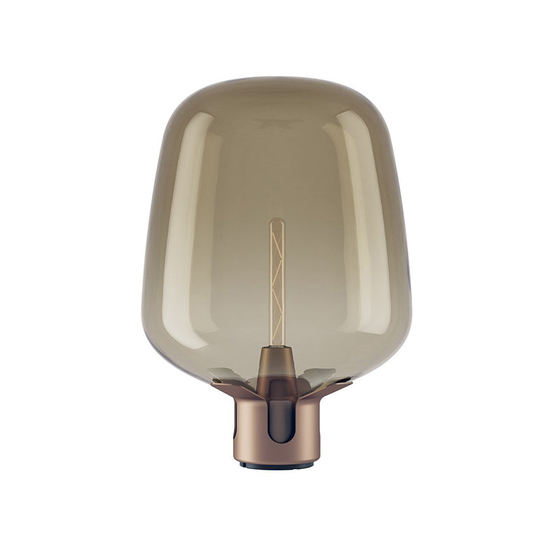 Vetro Luminoso - Lampada da Tavolo Elegante con Luce LED Calda