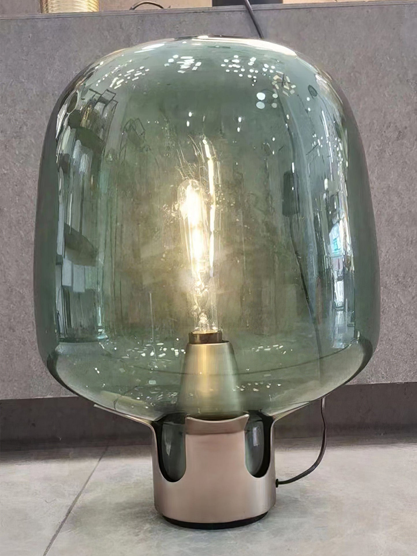 Vetro Luminoso - Lampada da Tavolo Elegante con Luce LED Calda