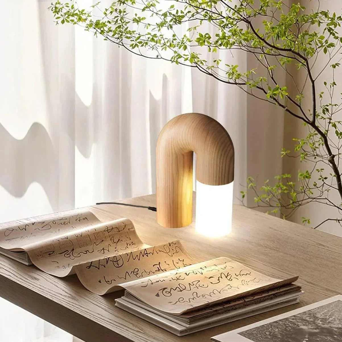 EleganceGlow – Modern Diapo Table Lamp