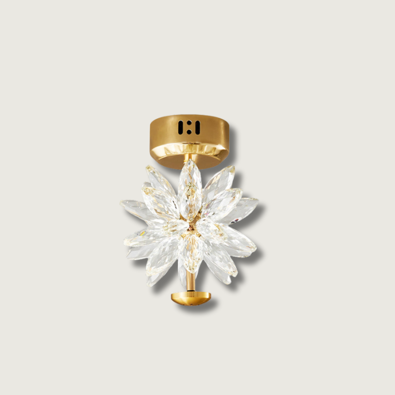 BotanicLuxe - Ceiling Lamp with Floral Theme and Subtle Radiance