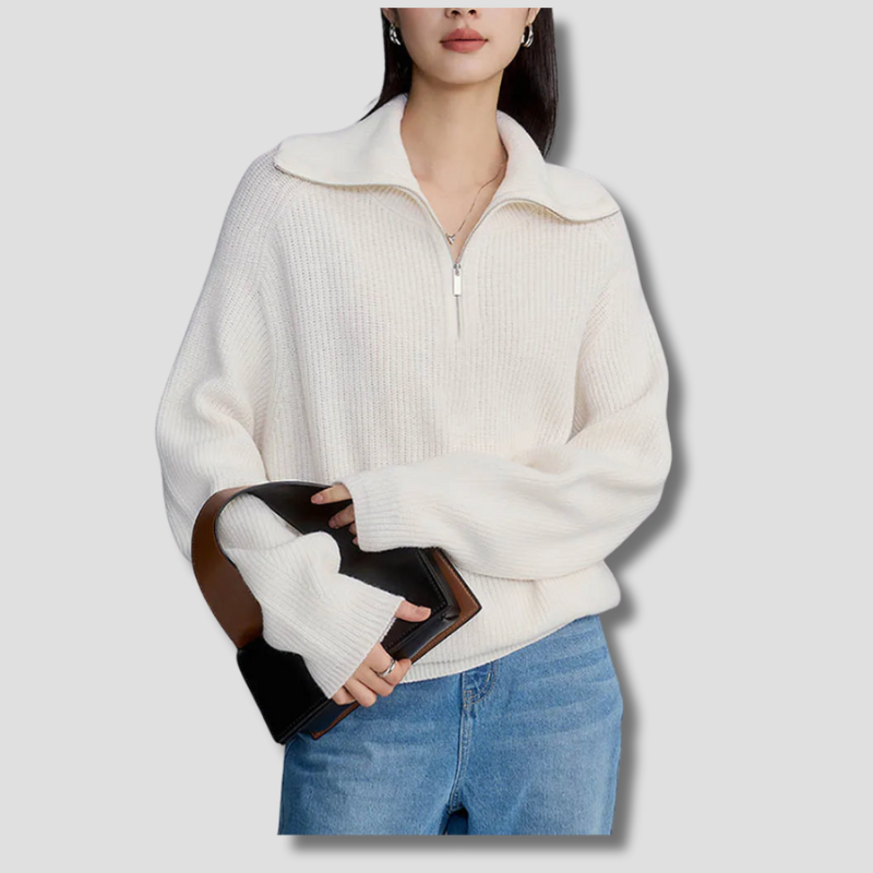 SilkBlend - Cashmere Zip Jumper