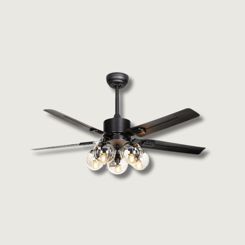 SpinAura - Stylish Glass Ceiling Fan