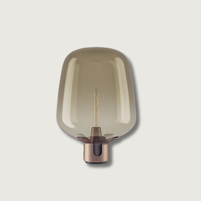 Vetro Luminoso - Lampada da Tavolo Elegante con Luce LED Calda