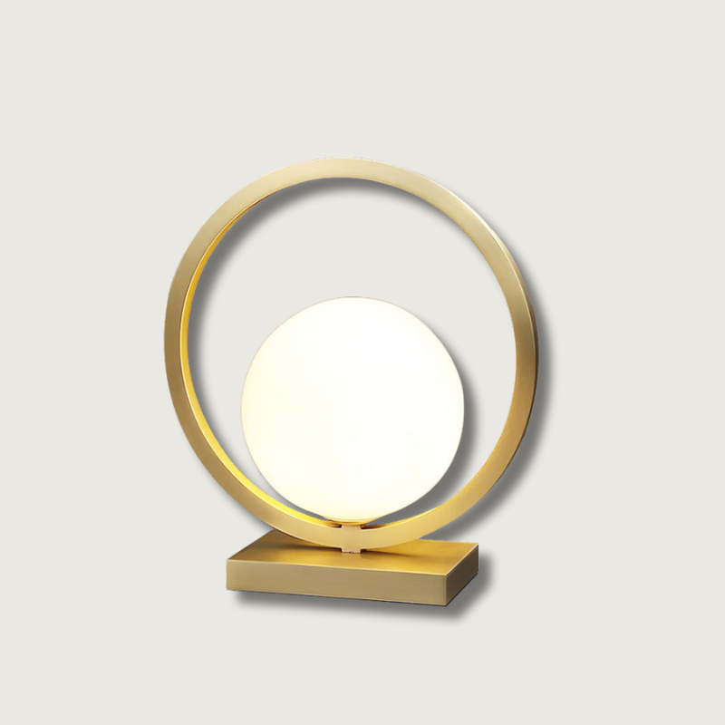 LuxeBrass - Table Lamp with Brass Touch and Atmospheric Lighting