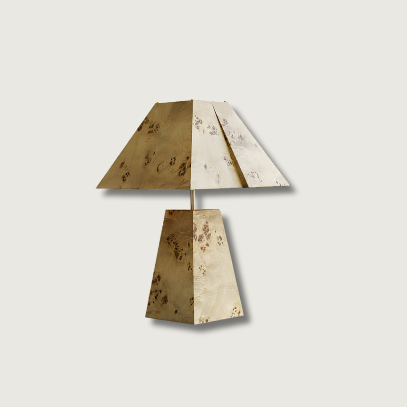 PineAura - Wooden Table Lamp