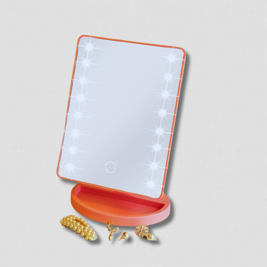GlowPerfect - Specchio per trucco regolabile a 16 LED