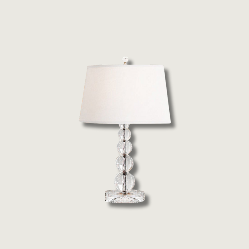CrystalSphere - Elegant Table Lamp with Crystal Globe Design