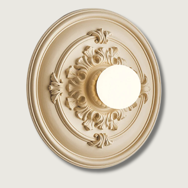 EpoqueBeam – Elegante Lampada da Parete Rotonda Francese per Atmosfera Retro