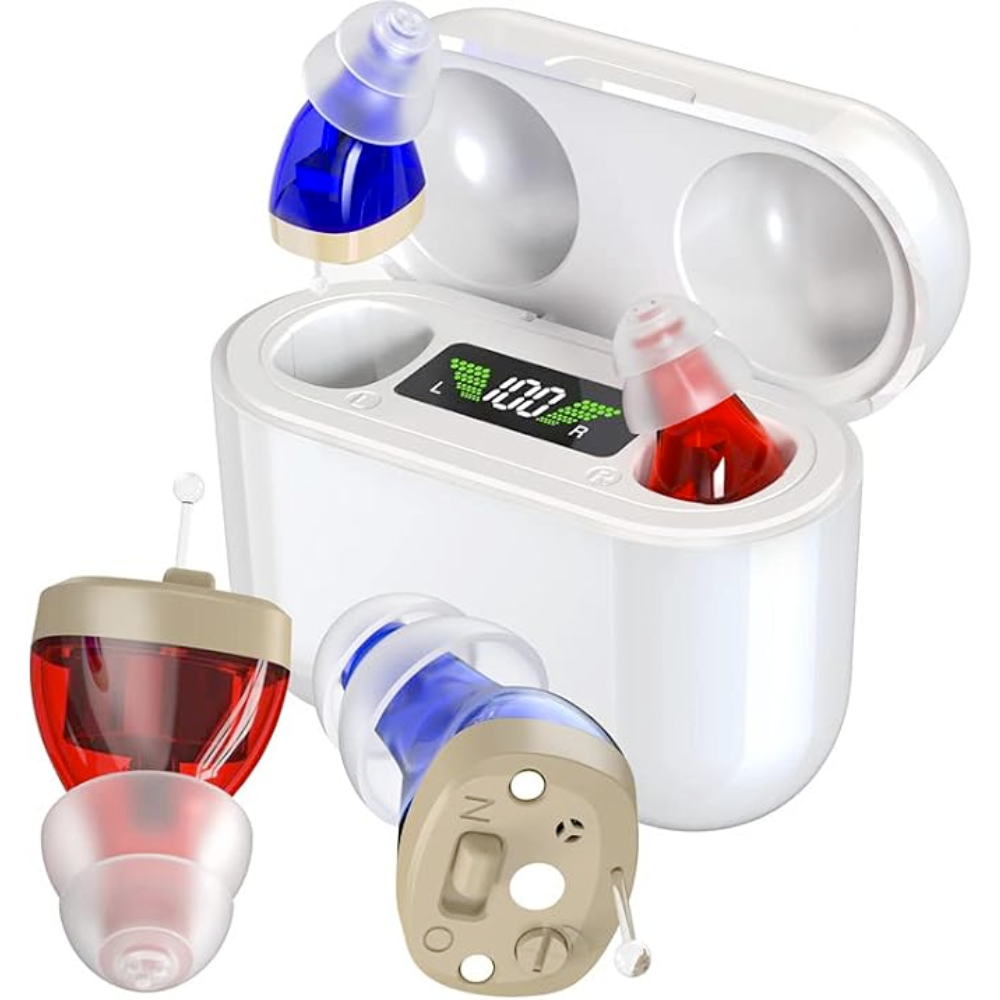 Invisible Rechargeable Hearing Aids with Noise Reduction – Comfortable and Discreet Design for Light to Moderate Hearing Loss-3