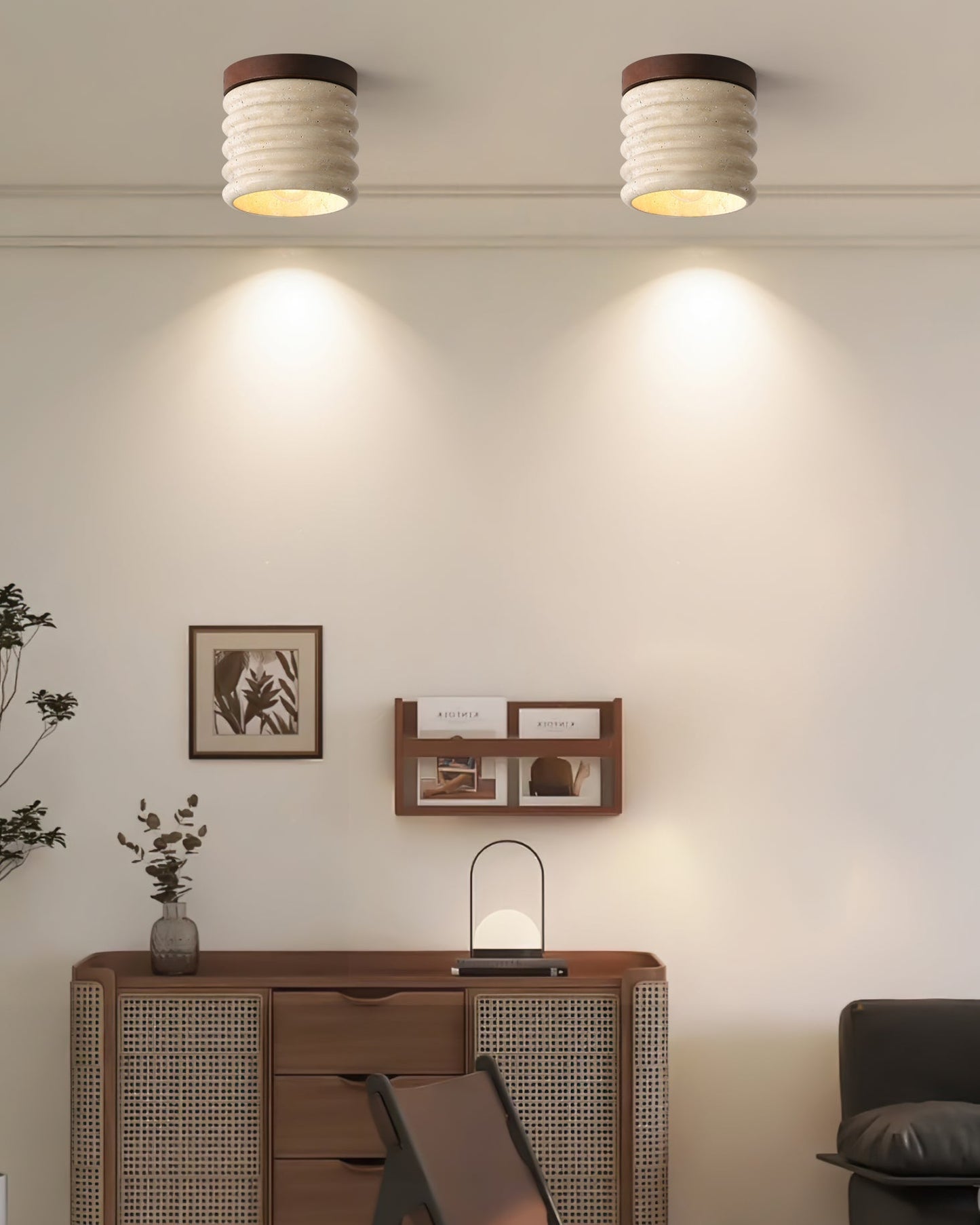 NordicLuxe - Ceiling Lamp with Simple Scandinavian Style and Subtle Light
