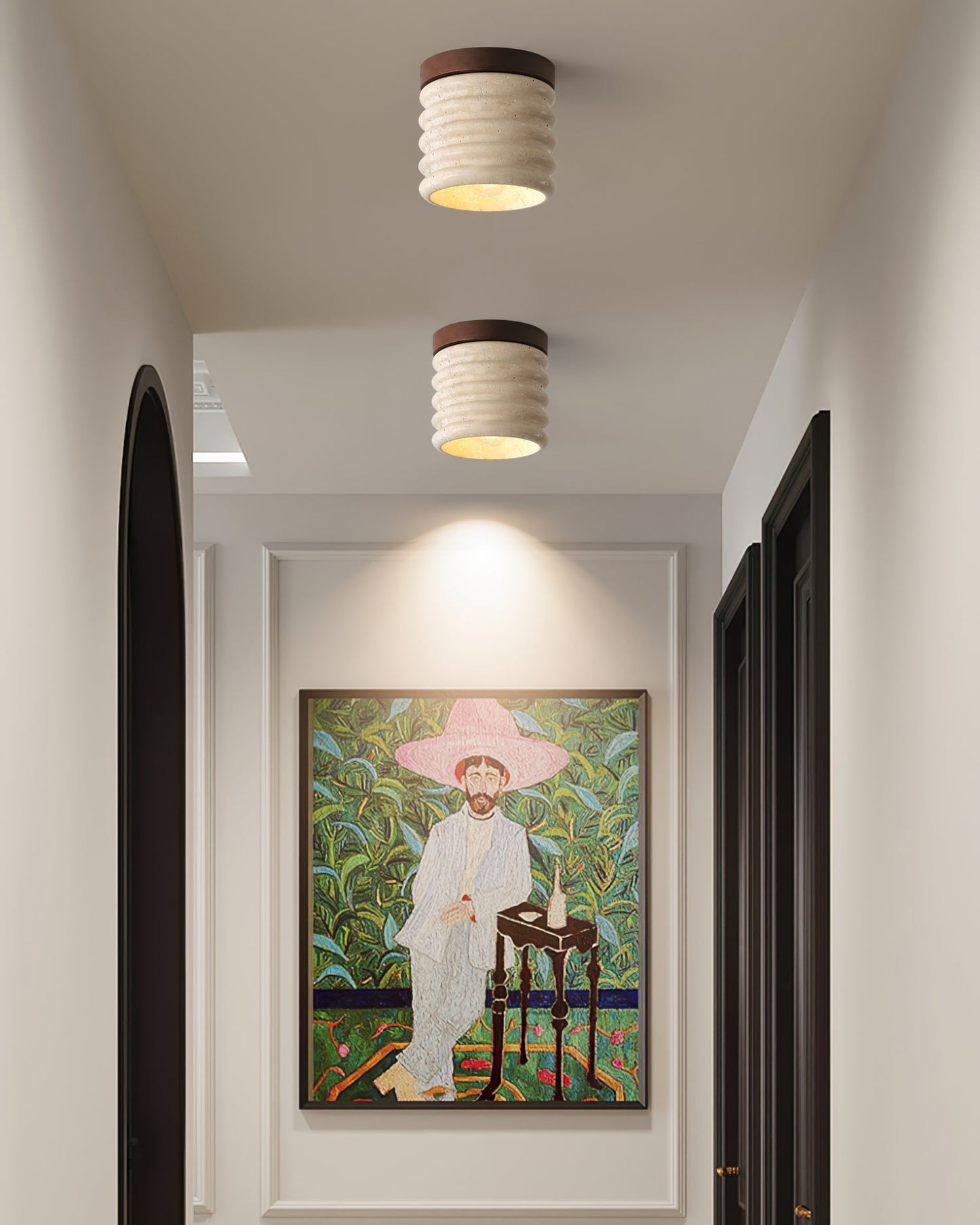 NordicLuxe - Ceiling Lamp with Simple Scandinavian Style and Subtle Light