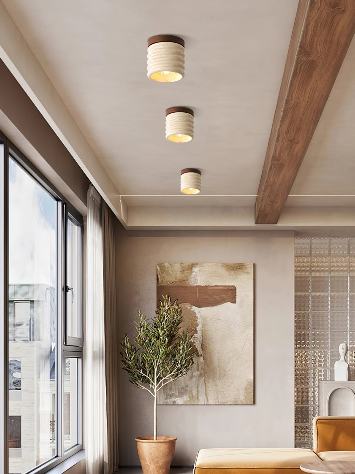 NordicLuxe - Ceiling Lamp with Simple Scandinavian Style and Subtle Light
