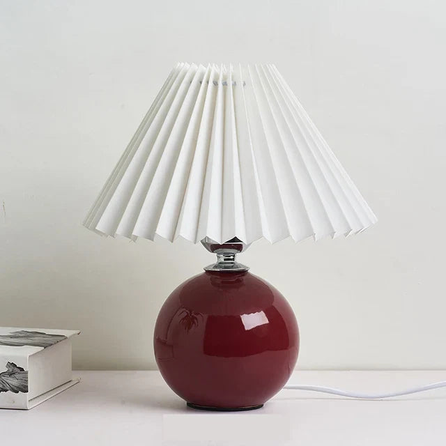 PleatedLume – Timeless Vintage Table Lamp