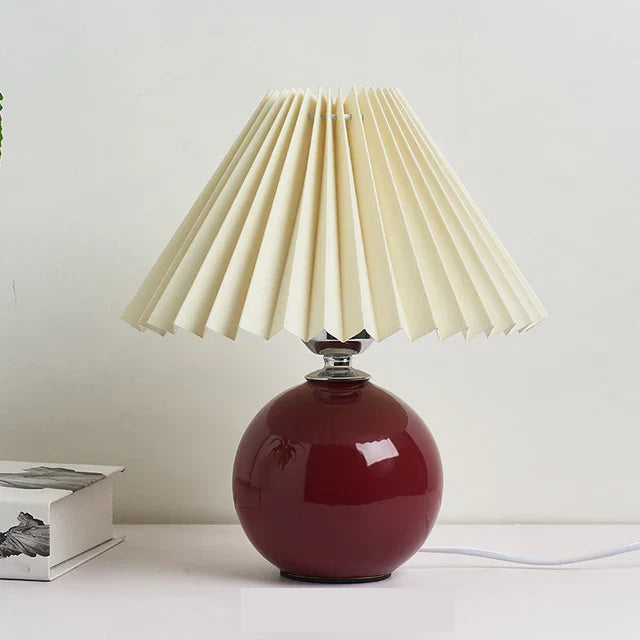 PleatedLume – Timeless Vintage Table Lamp