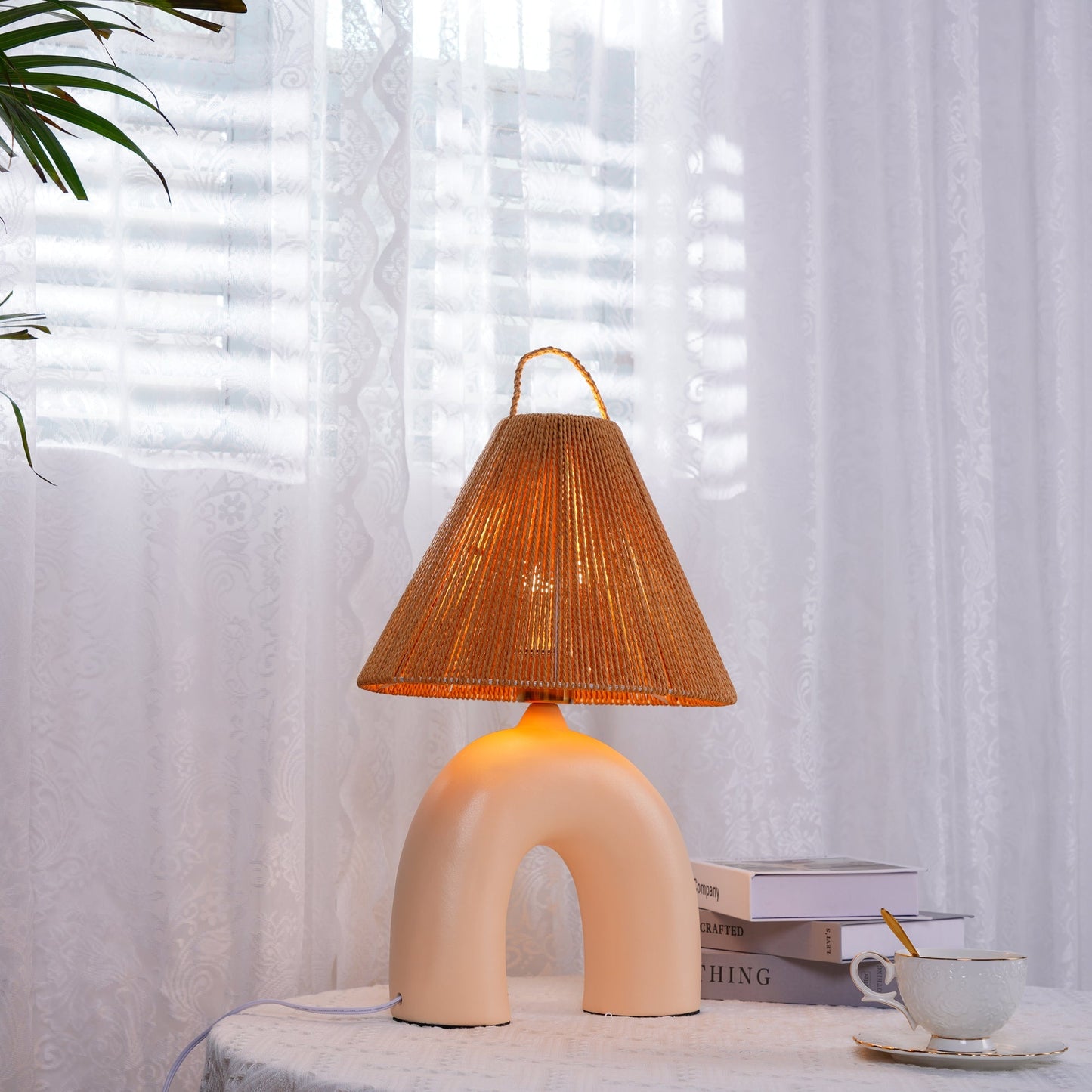 ElectraGlow - Contemporary Lamp with Powerful Base and Efficient Light