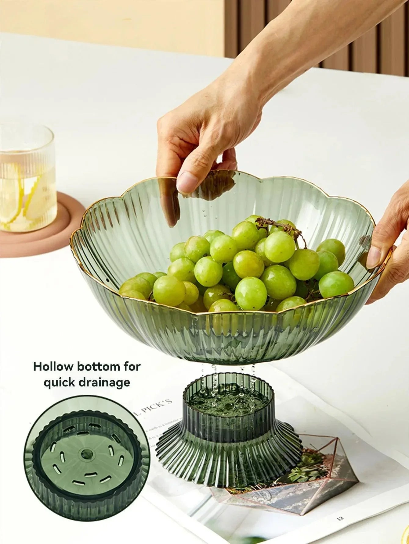 FleurAura - Schicke Luxus Obstschale